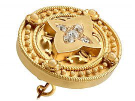 Victorian Antique Gold Locket / Brooch