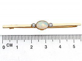 Gold Opal Brooch