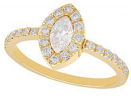 Marquise Cut Diamond Ring 