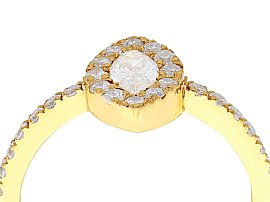 Vintage Marquise Cut Diamond Ring 