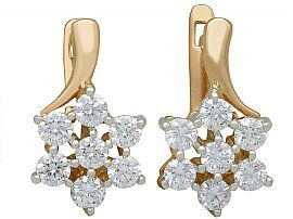 1980s Diamond Earrings