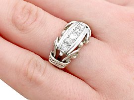 Wearing 0.42 Carat Diamond Ring