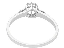 Vintage Diamond Solitaire Engaement Ring