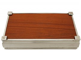 German Sterling Silver Cigar Box - Vintage Circa 1960