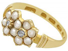 19th Century Pearl Dress Ring