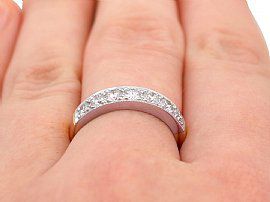 Half Eternity Diamond Ring