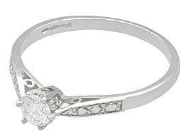 Diamond Solitaire Ring in Platinum UK