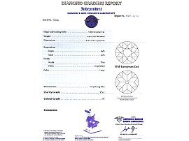 Cushion Cut Sapphire Ring with Diamonds Certificate 