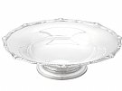 Sterling Silver Dish/Tazza - Lindisfarne Style - Antique George V