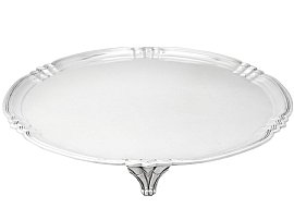 English Sterling Silver Salver 