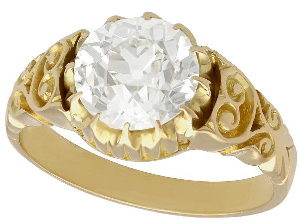 Gold Victorian Engagement Ring