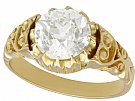 2.30 ct Diamond 18 ct Yellow Gold Solitaire Ring - Antique Victorian
