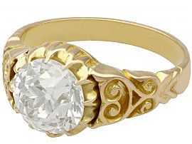 Gold Victorian Engagement Ring