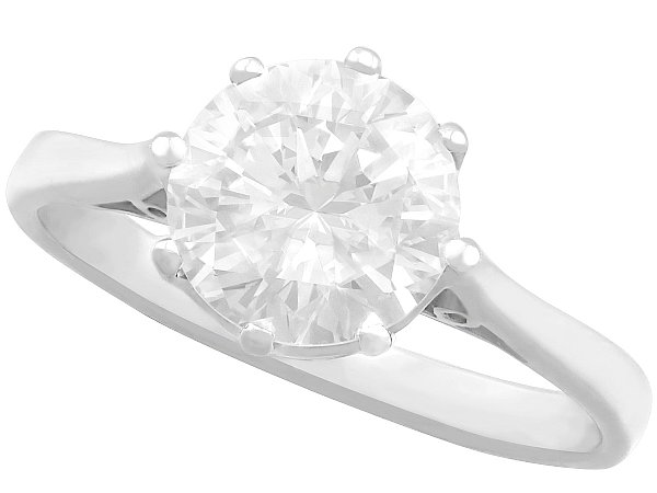 1.95 carat diamond ring solitaire