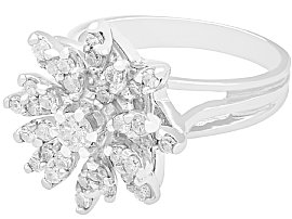 Vintage Diamond Cluster Ring