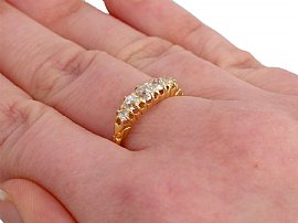 Antique Diamond Five Stone Ring