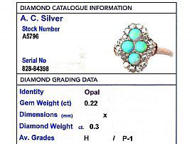 Opal Cocktail Ring Card