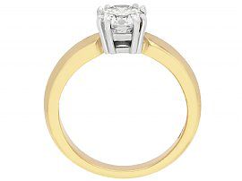 1 Carat Solitaire Diamond Ring Yellow Gold