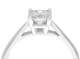 Cushion Cut Diamond Solitaire Ring