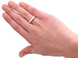 Wearing Five Stone Diamond Ring
