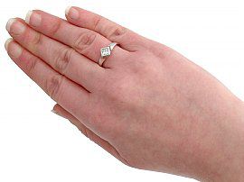 Princess Cut Diamond Solitaire Ring