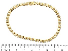 Gold Tennis Bracelet Size