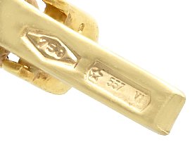 Gold Tennis Bracelet Hallmarks