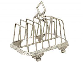 Sterling Silver Toast Rack - Antique Victorian (1841)
