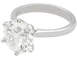 4.89 carat diamond ring