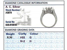Large Diamond Solitaire Ring Card