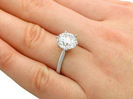 Large Diamond Solitaire Ring