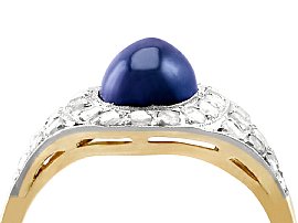 Cabochon Cut Sapphire Ring for Sale