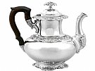 German Silver Coffee Pot - Antique Circa 1850