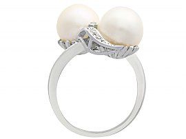 Pearl & Diamond Cocktail Ring