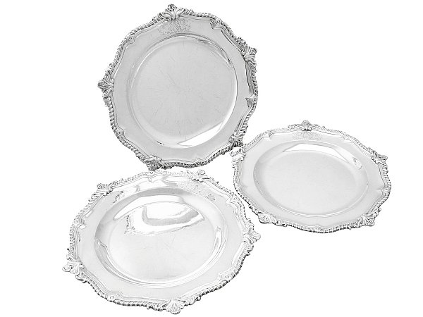 Sterling Silver Dinner Plates