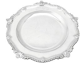 Antique Sterling Silver Dinner Plates