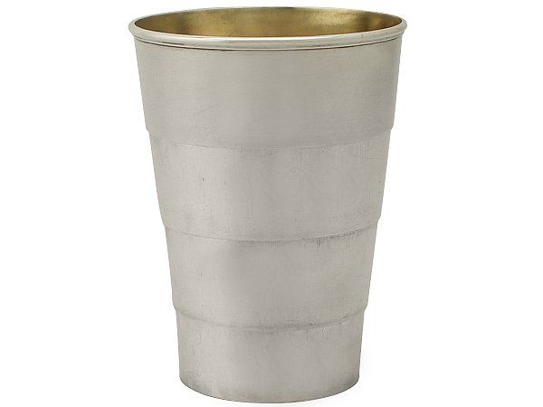 Sterling Silver Travelling Collapsible Beaker