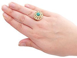 vintage turquoise ring grading