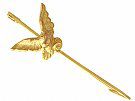 18 ct Yellow Gold 'Eagle' Pin Brooch - Antique French Circa 1890