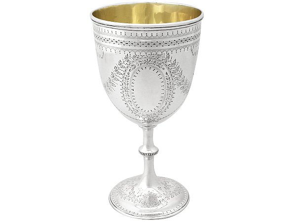 Large Silver Goblet