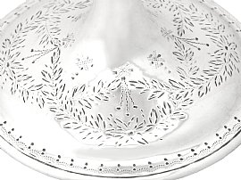 Large Silver Goblet Detail