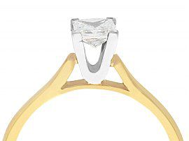 Princess Cut Diamond Solitaire Ring 