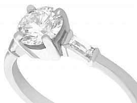 Art Deco Style Solitaire Ring 