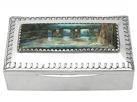 Sterling Silver and Enamel Box by Liberty & Co Ltd - Arts and Crafts - Antique Edwardian