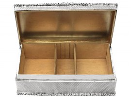 Sterling Silver Cigar Box
