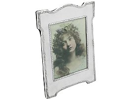 Sterling Silver Photograph Frame by E Mander & Son - Antique Edwardian (1906)