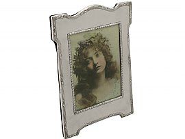 Sterling Silver Photograph Frame by E Mander & Son - Antique Edwardian (1906)