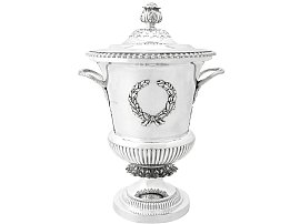 Sterling Silver Presentation Cup and Cover - Antique Edwardian; A6322