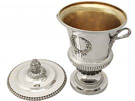 Sterling Silver Presentation Cup and Cover - Antique Edwardian