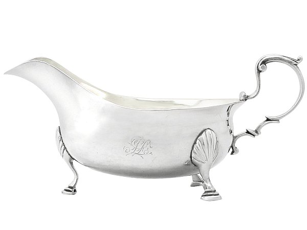 silver sauce boat